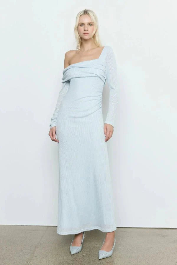 Align One Shoulder Dress Glacier