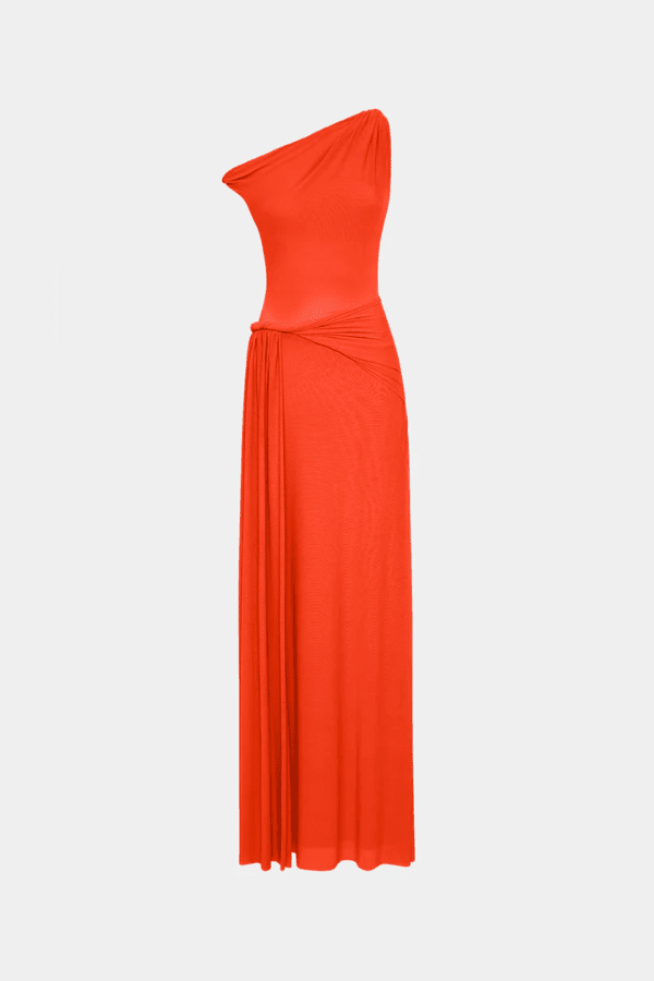 The 'Sisal' Mesh Dress Chilli