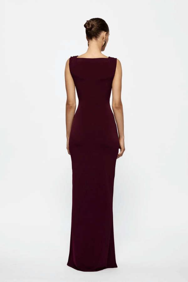 Faith Dress Black Cherry